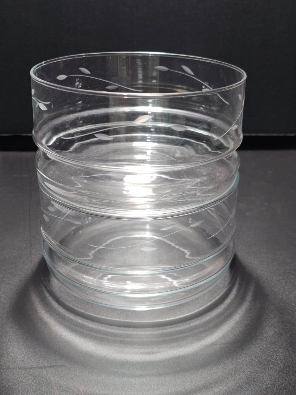 2 Vintage Princess House Crystal Casuals Bowls Set Salad Dessert dishes etched - Picture 5 of 7